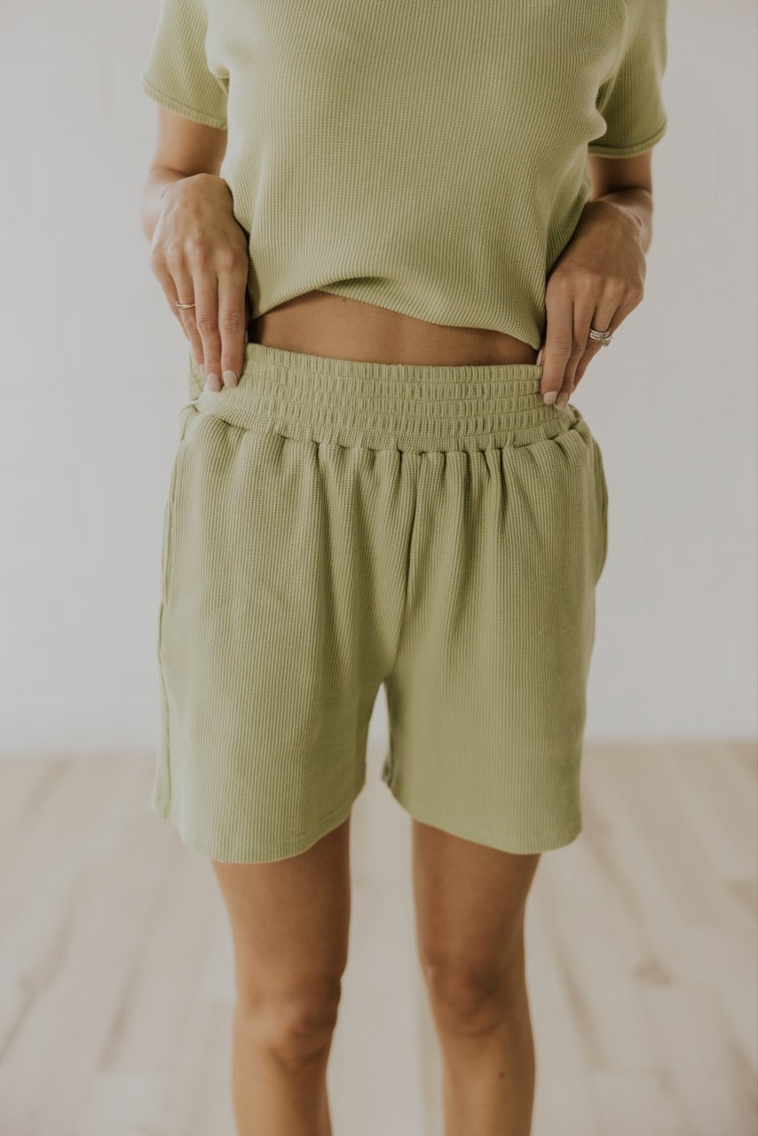 The Peggy Ribbed Shorts