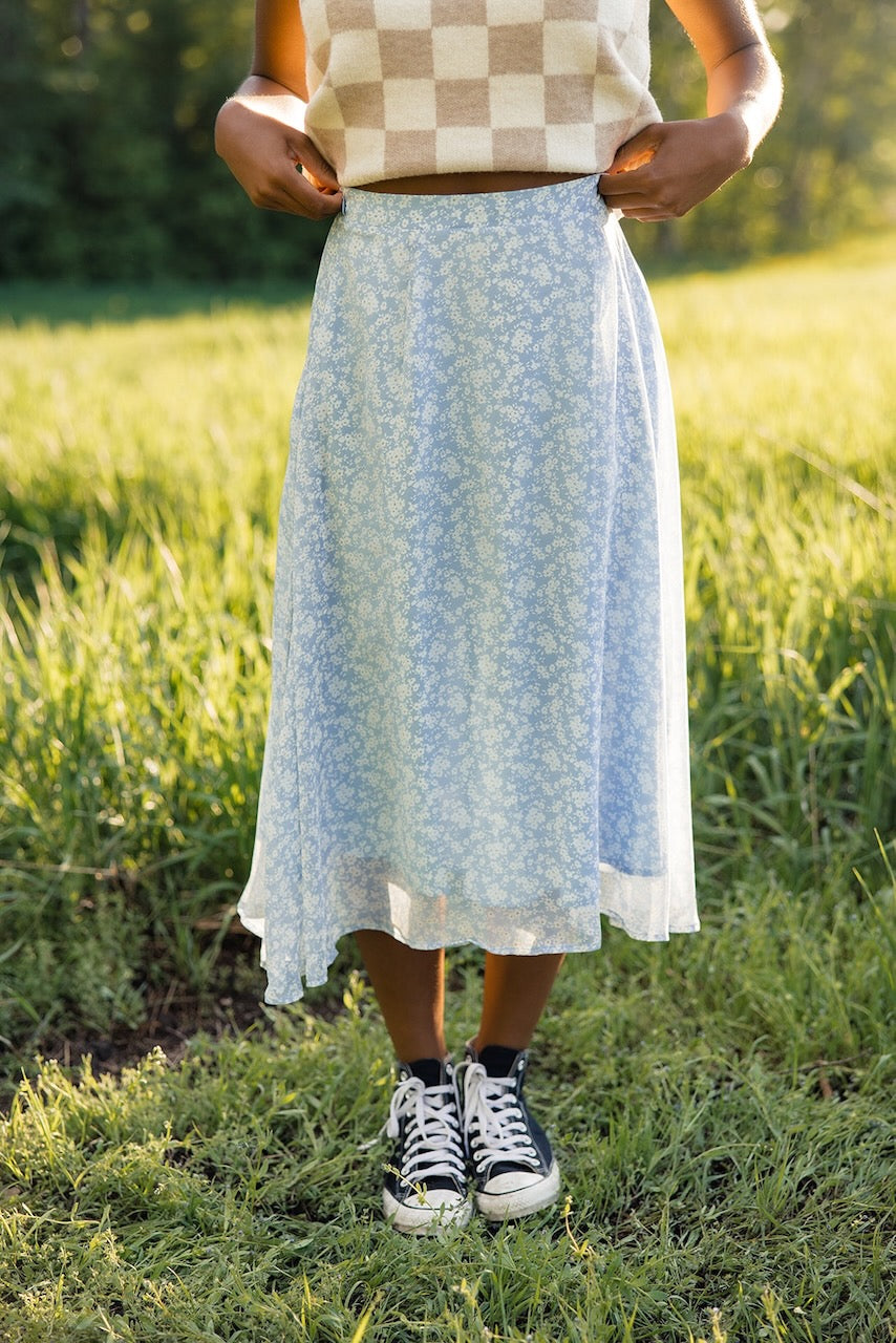 A Million Reasons Floral Skirt