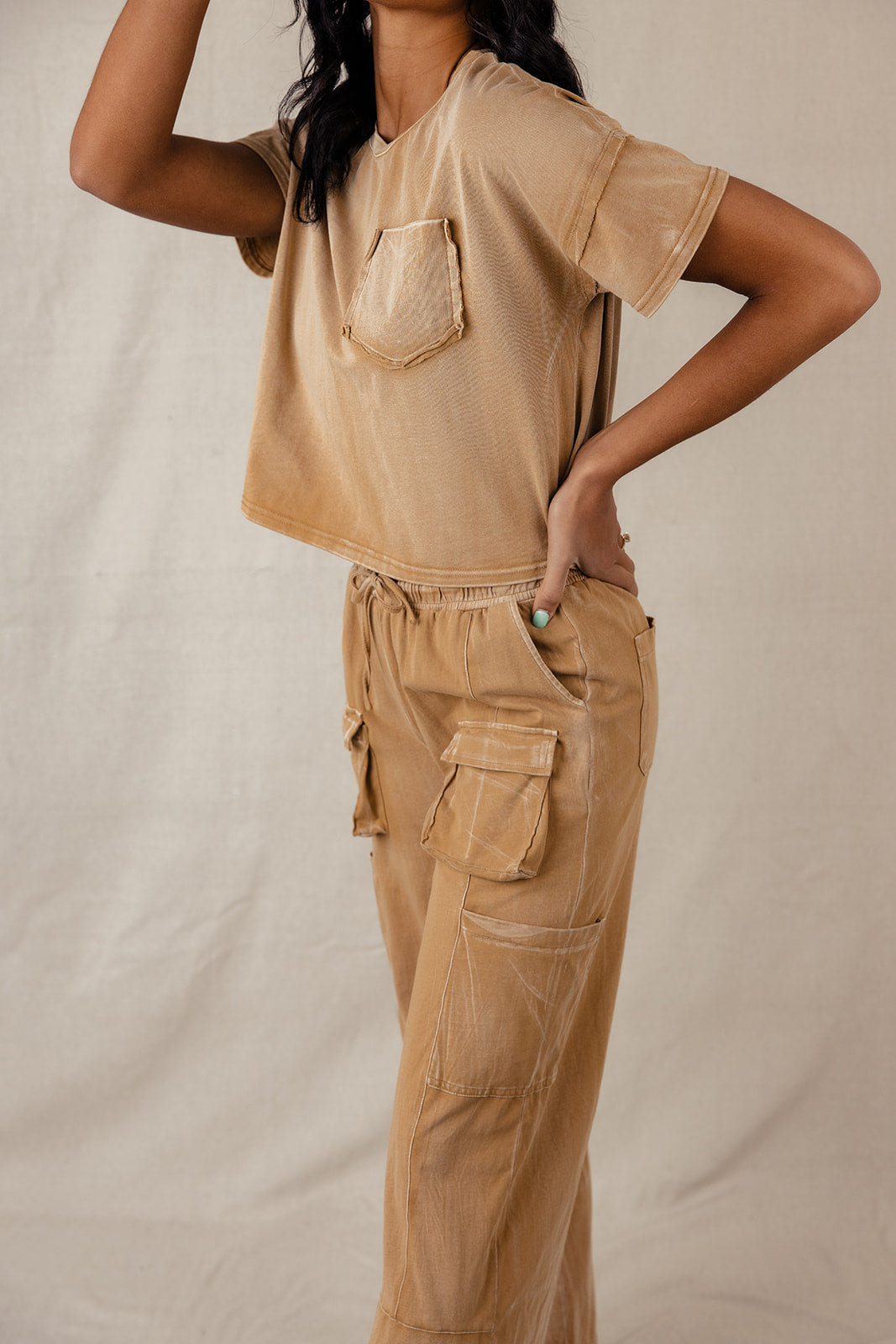 Kameron Wide Leg Cargo Pants