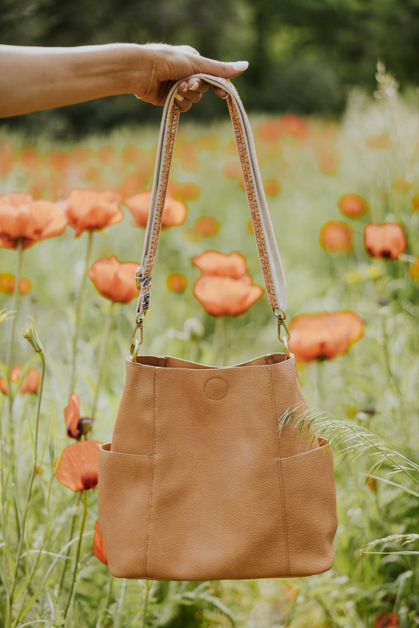 Kayleigh Side Pocket Bucket Bag