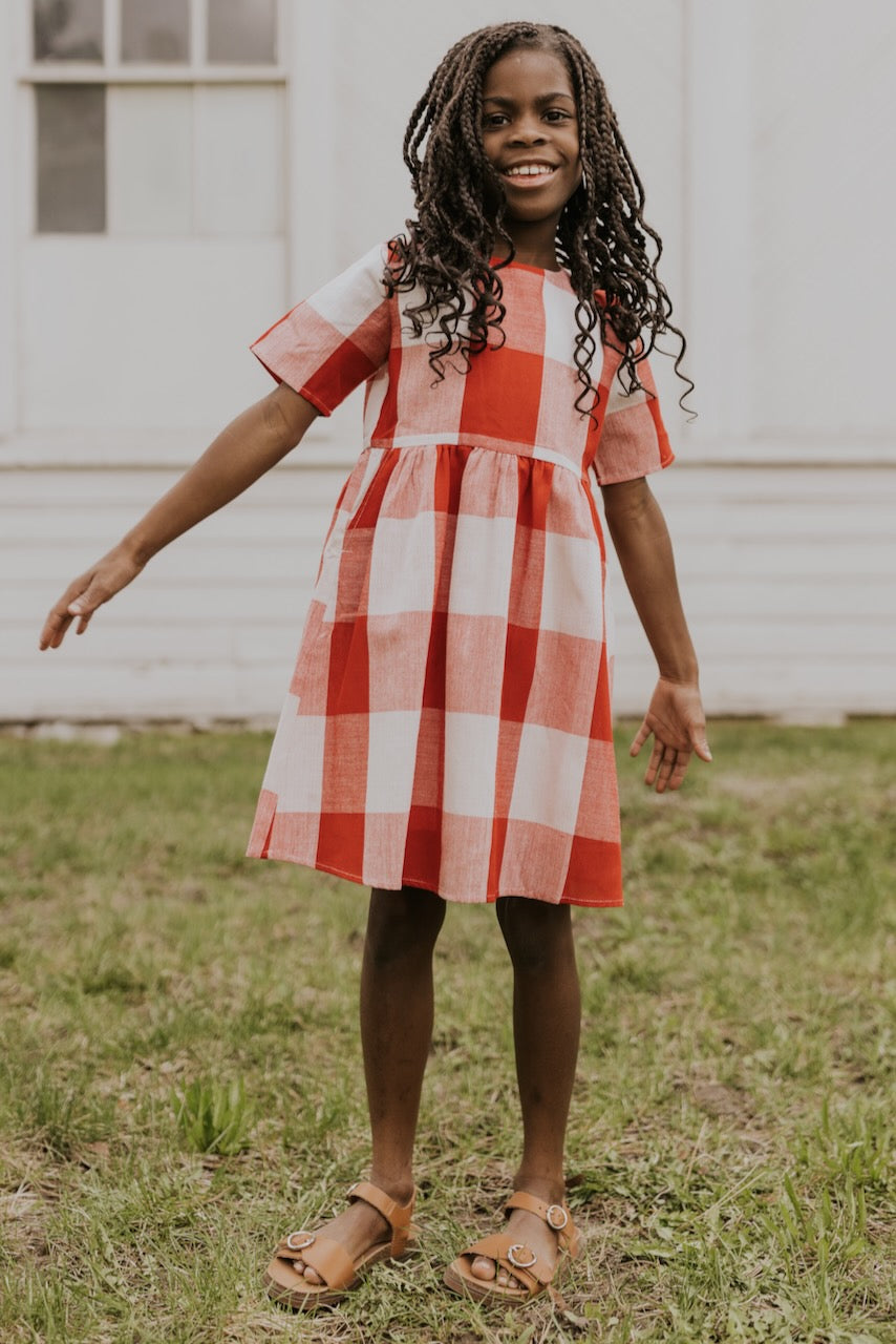 Mini Maddie Buffalo Plaid Dress