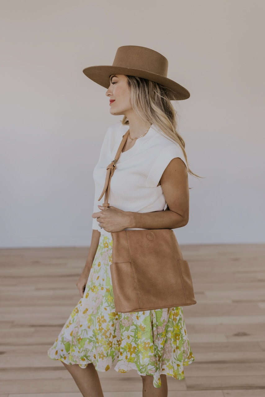 Kayleigh Side Pocket Bucket Bag