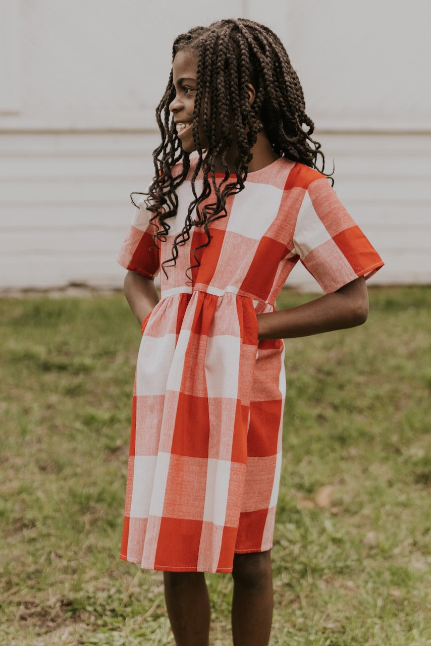 Mini Maddie Buffalo Plaid Dress