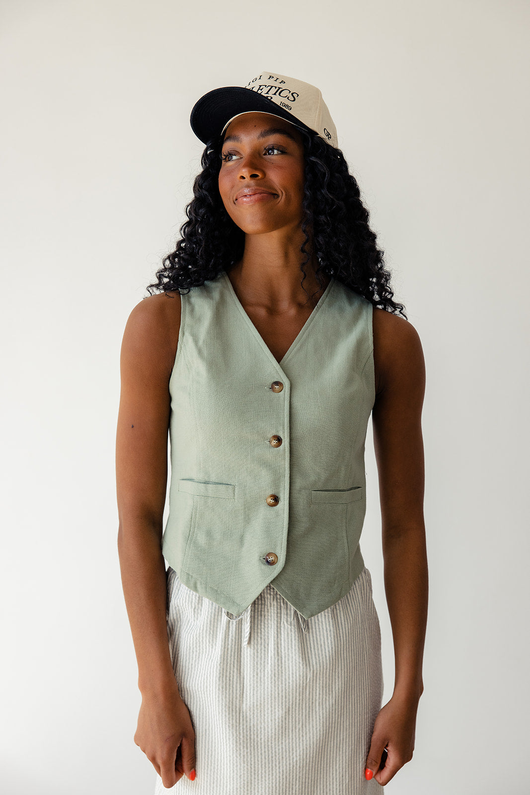 Mathilde Linen Vest