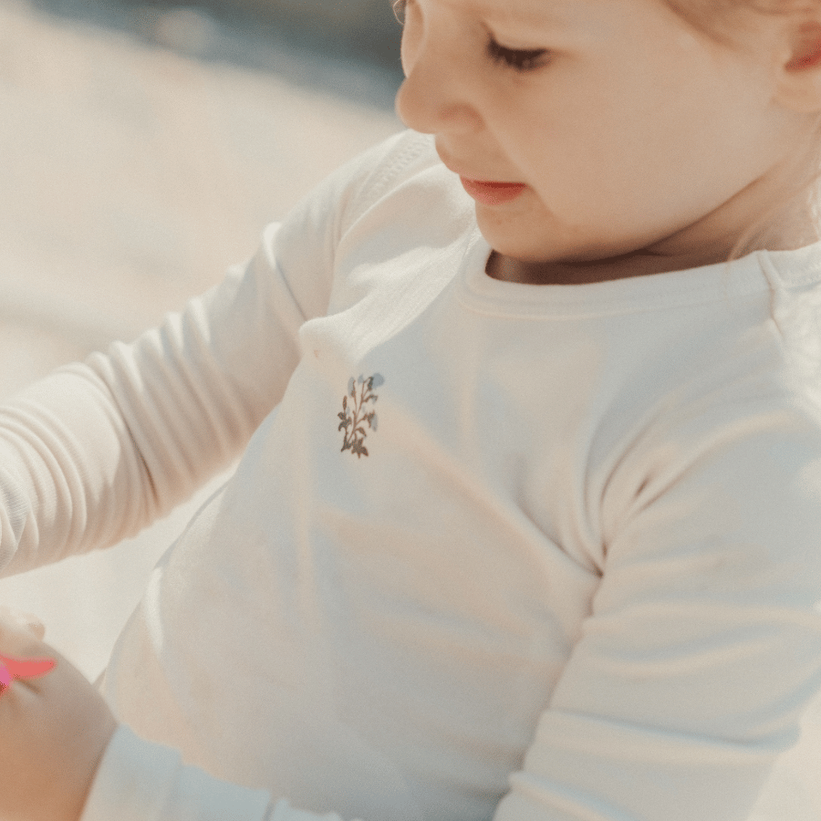The Embroidered Romper - Zara Blue