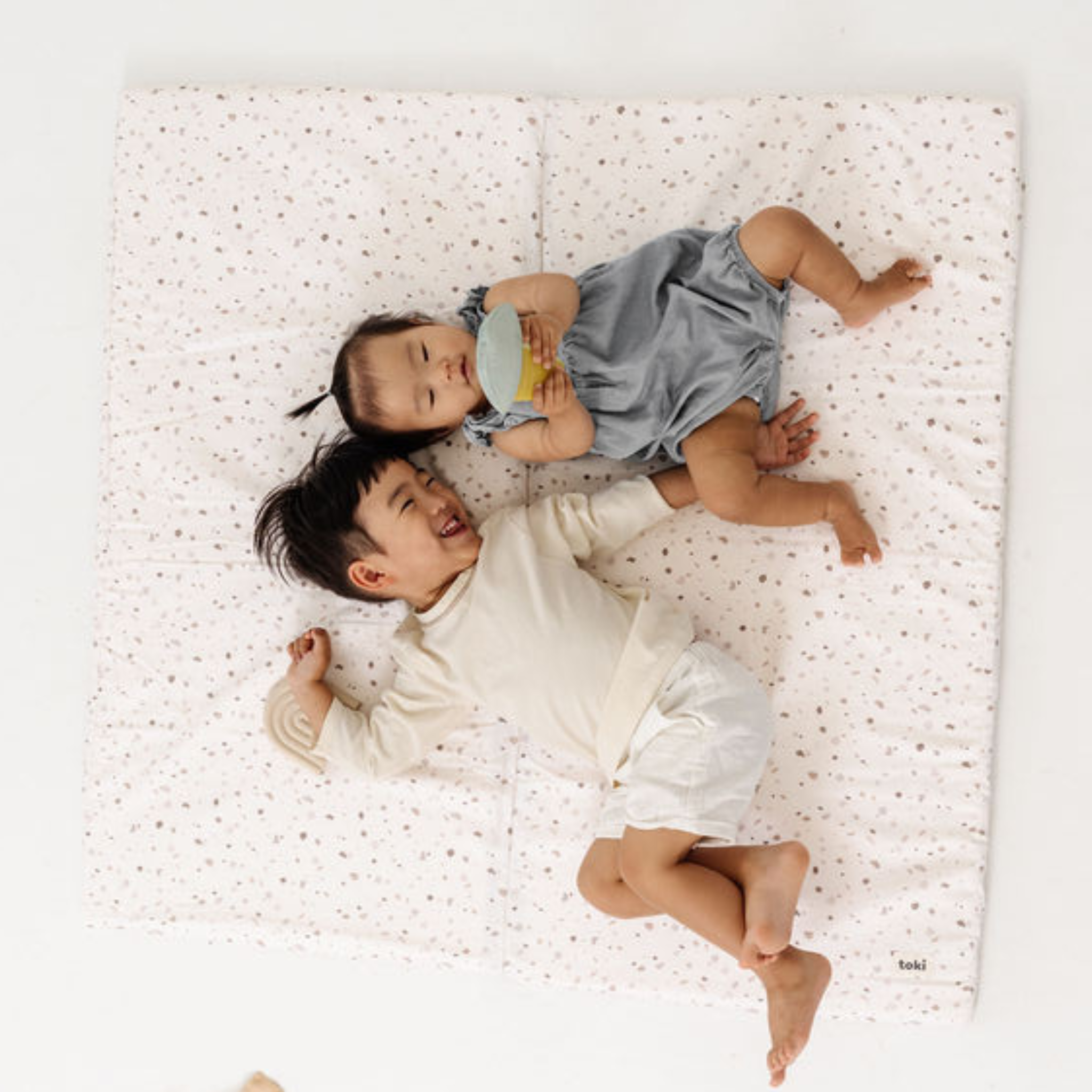Terrazzo Chalk Organic Cotton Mat