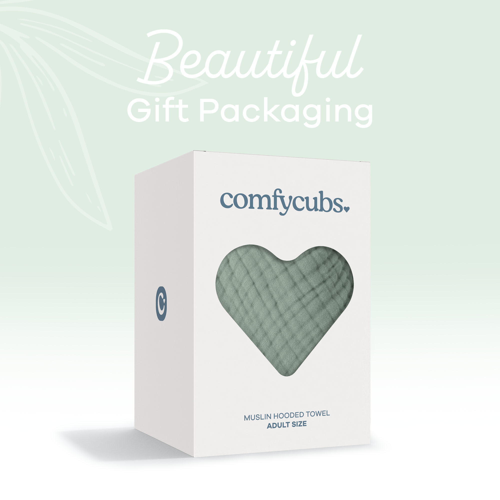 Adult Muslin Hooded Towel