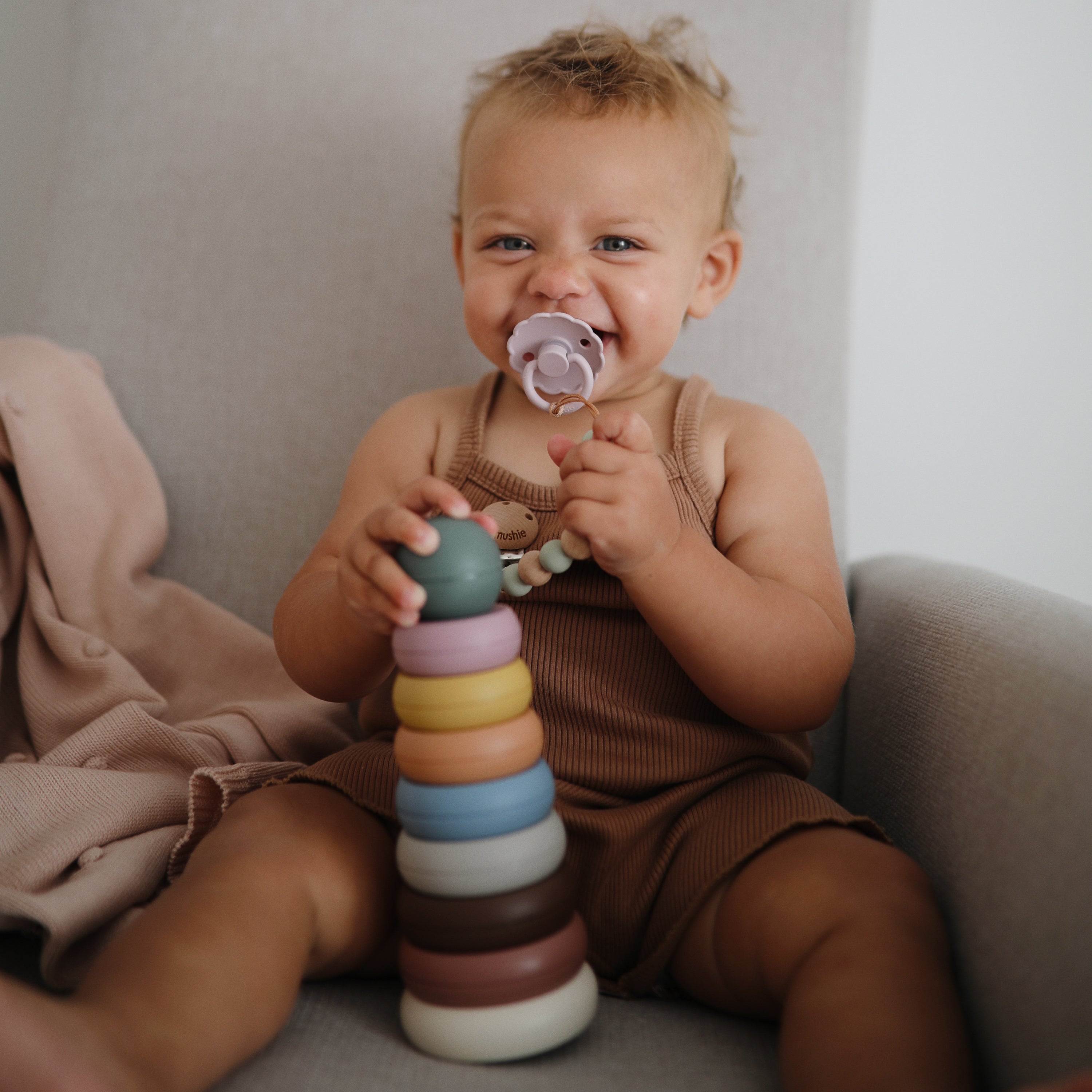 Stacking Rings Toy toys Mushie   