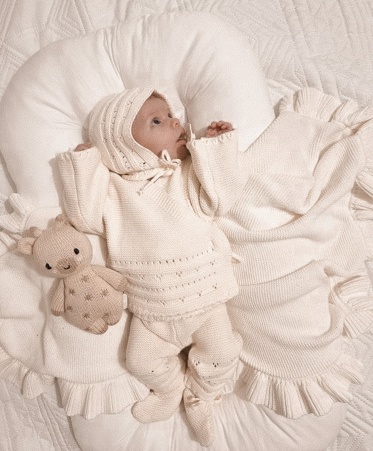 Bring Me Home Chunky Knit Bundle - Cream  Luna + Luca   