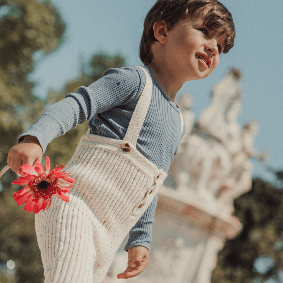 The Knit Overall - Confetti