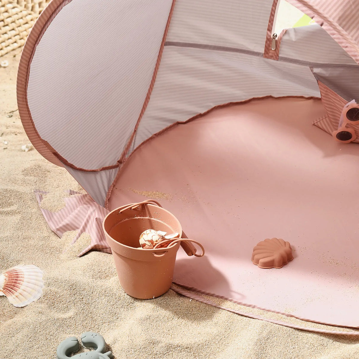 Tiny Land® One-Stop Beach Toy & Tent Set