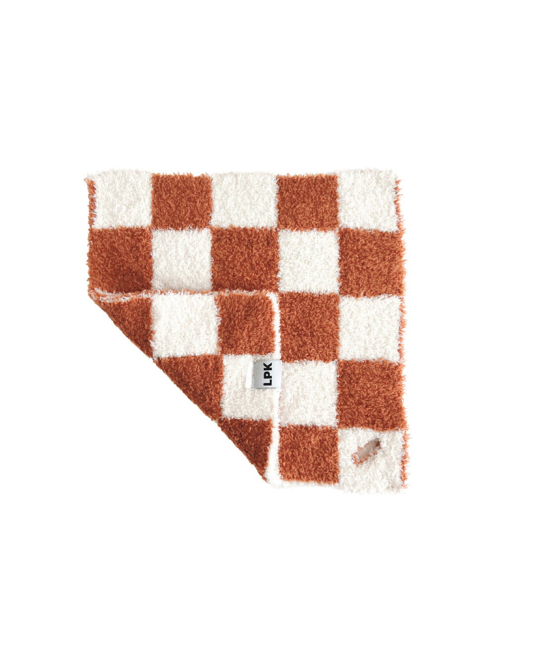 Checkered Plush Lovey | Copper