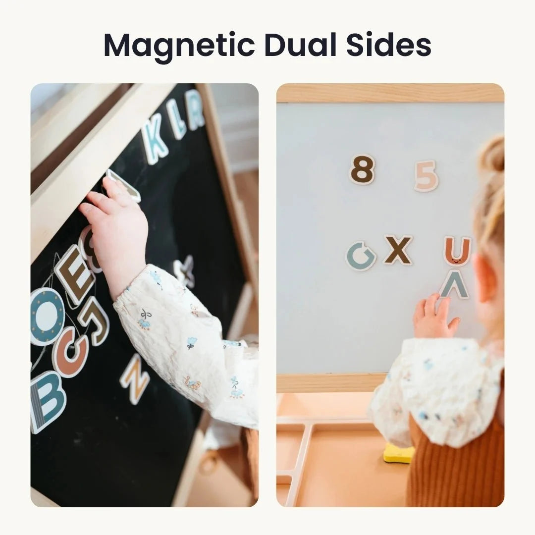 Tiny Land® Caramel Magnitales Easel & Paper Roll Set