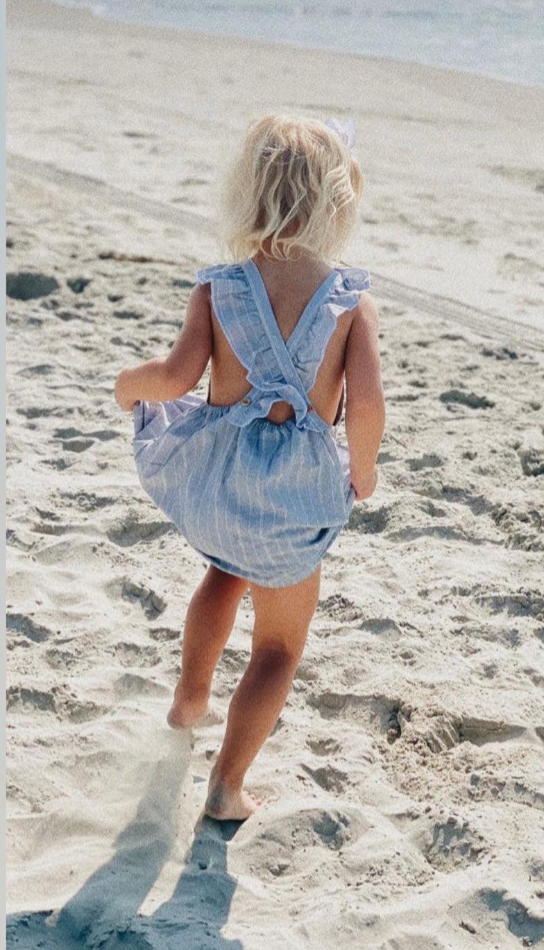 Baby Cross Back Pocket Dress - English Manor