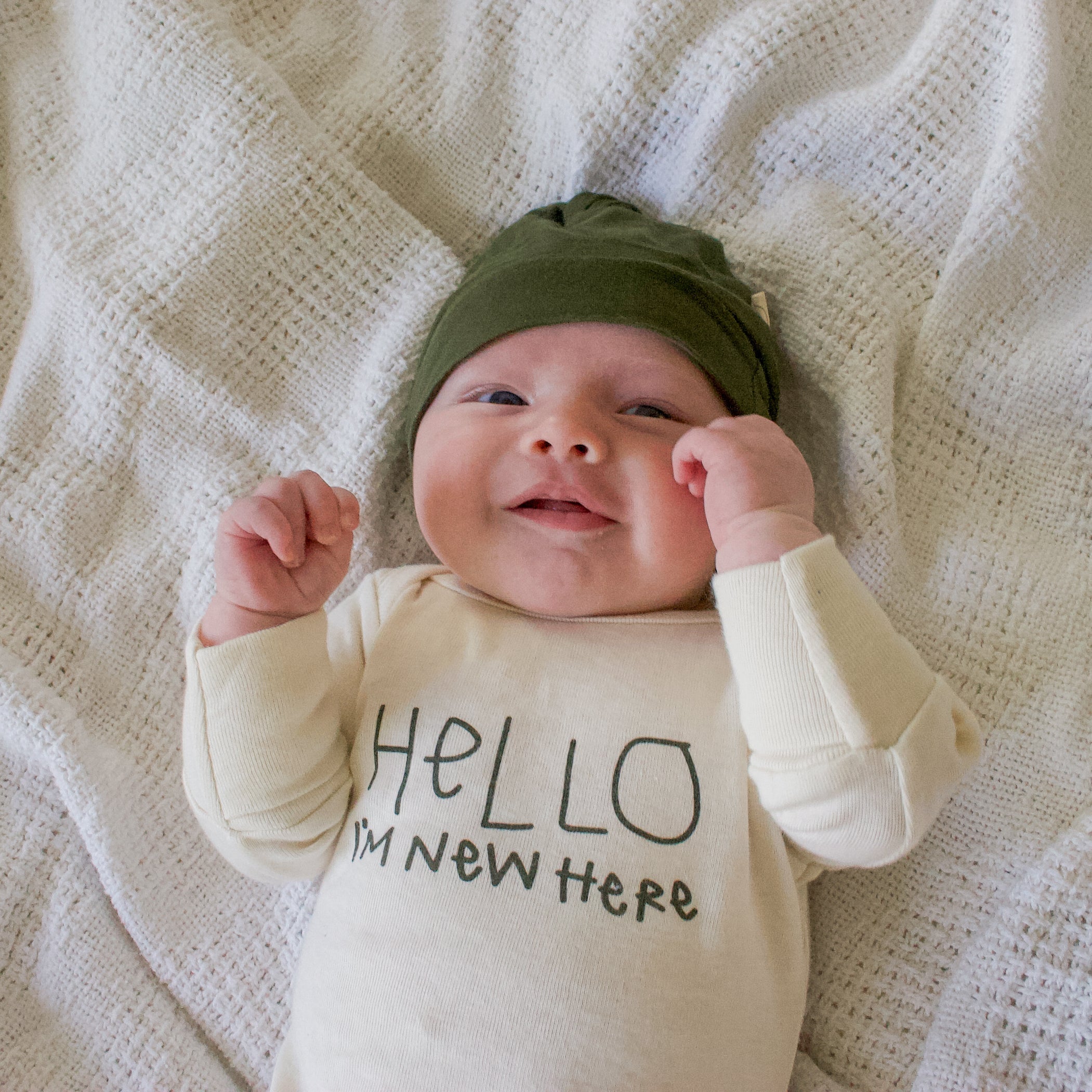 Top Knot Hat | Olive | Bamboo