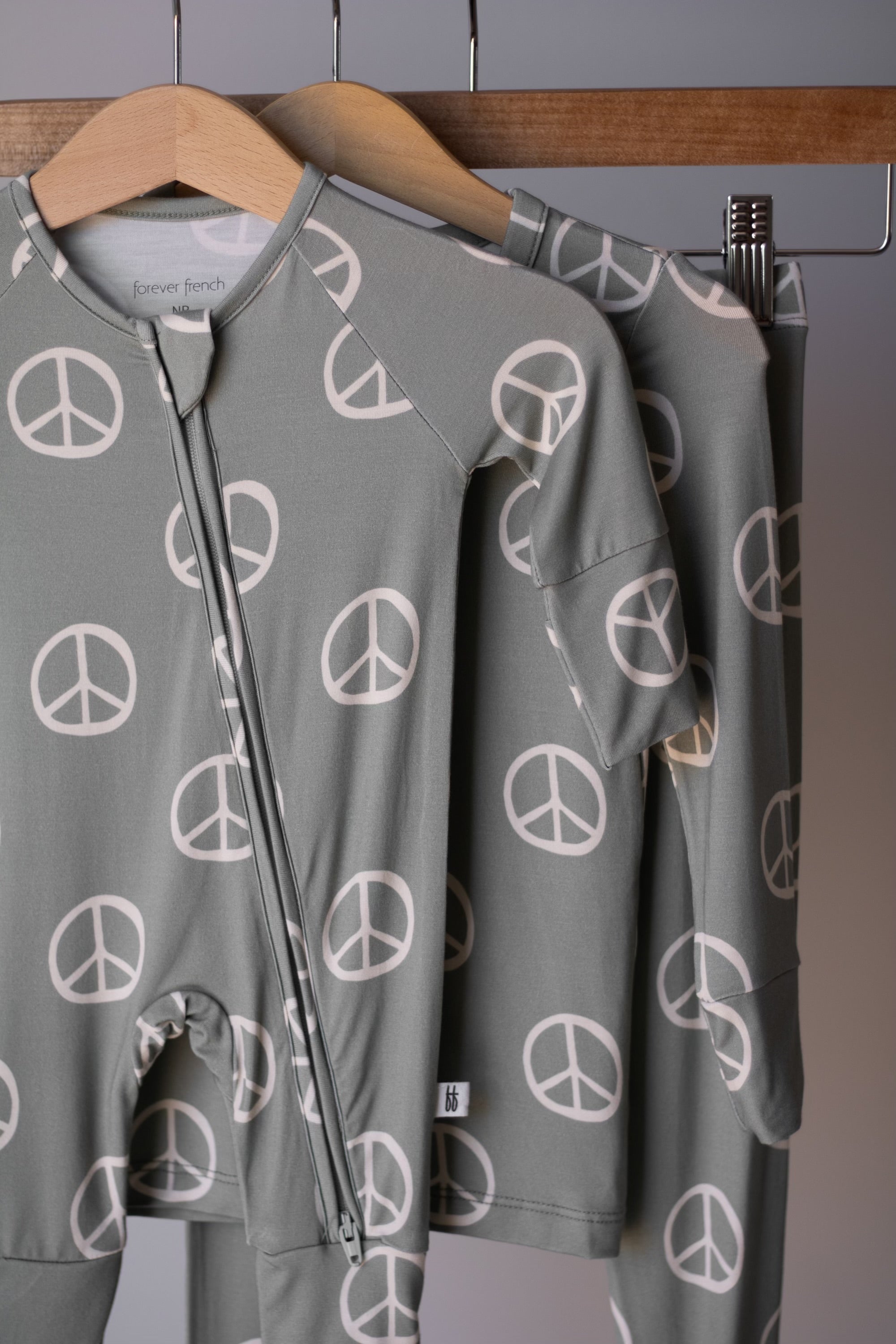 Bamboo Two Piece Pajamas | Peace