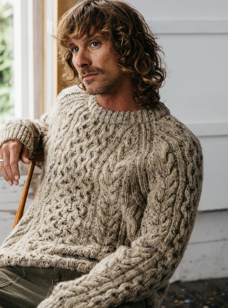 Men's Cabet Jumper - Oatmeal