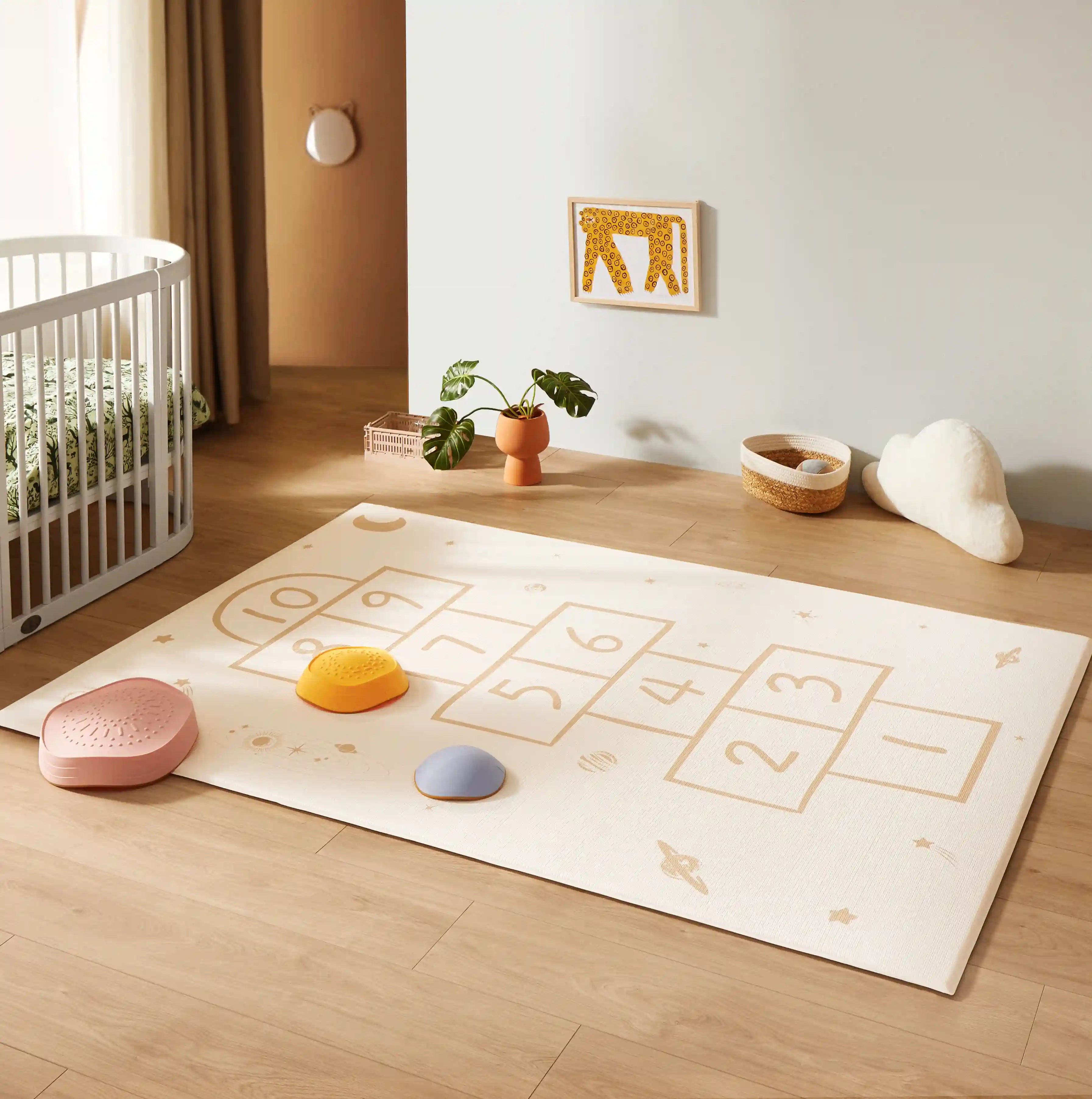 Tiny Land® Baby Playmat Cosmic Hopscotch Play Mats Tiny Land   