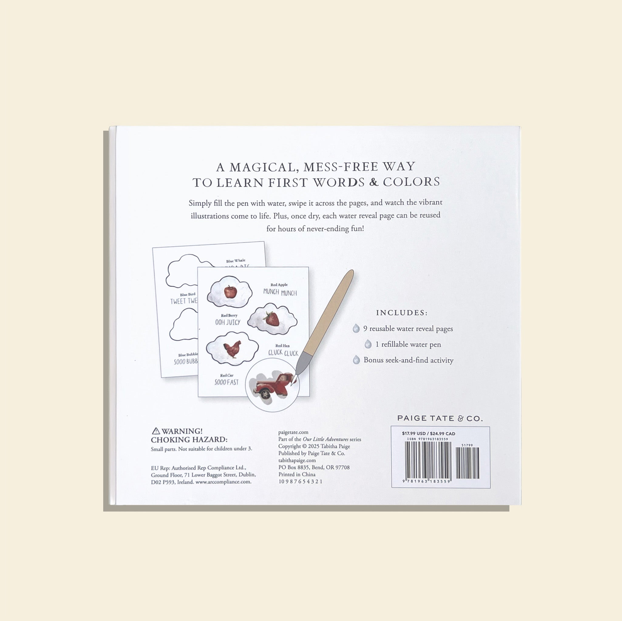 Wishy Washy Water Reveal