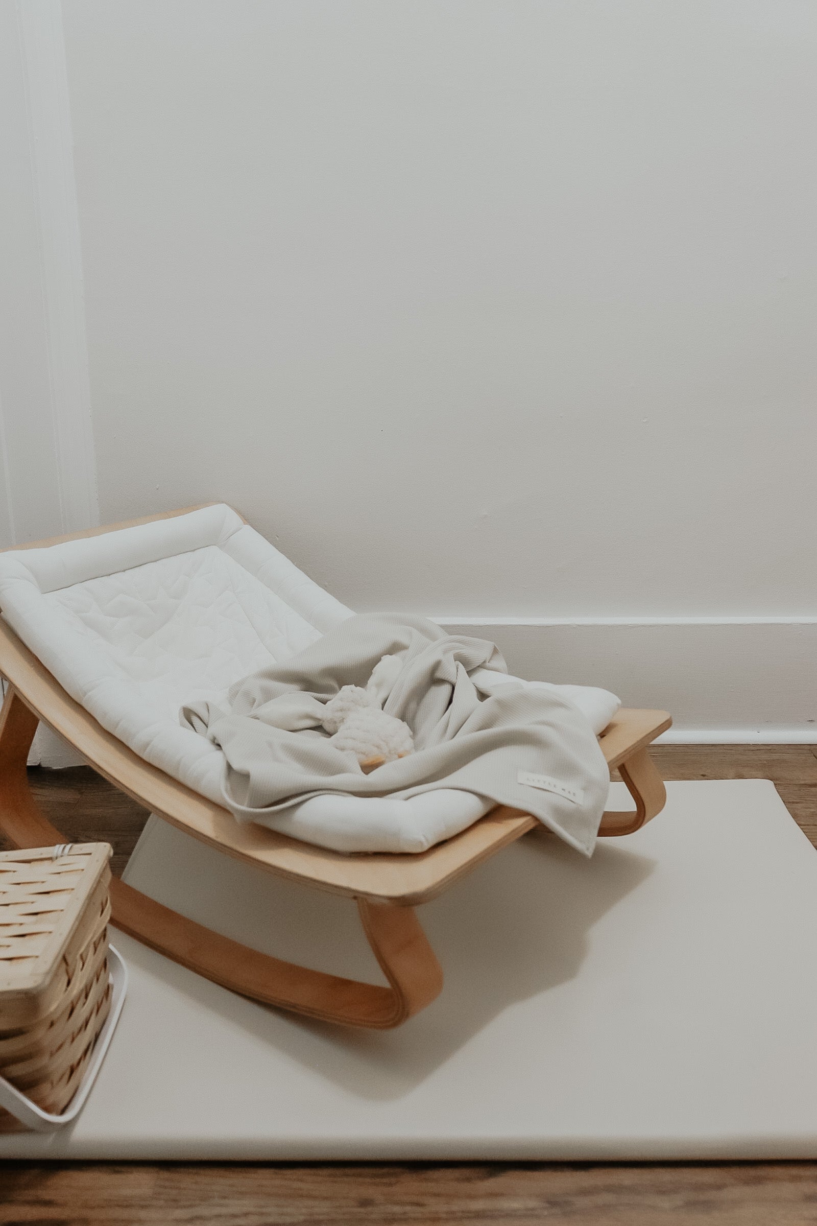 Coco Ivory Waffle Knit Blanket