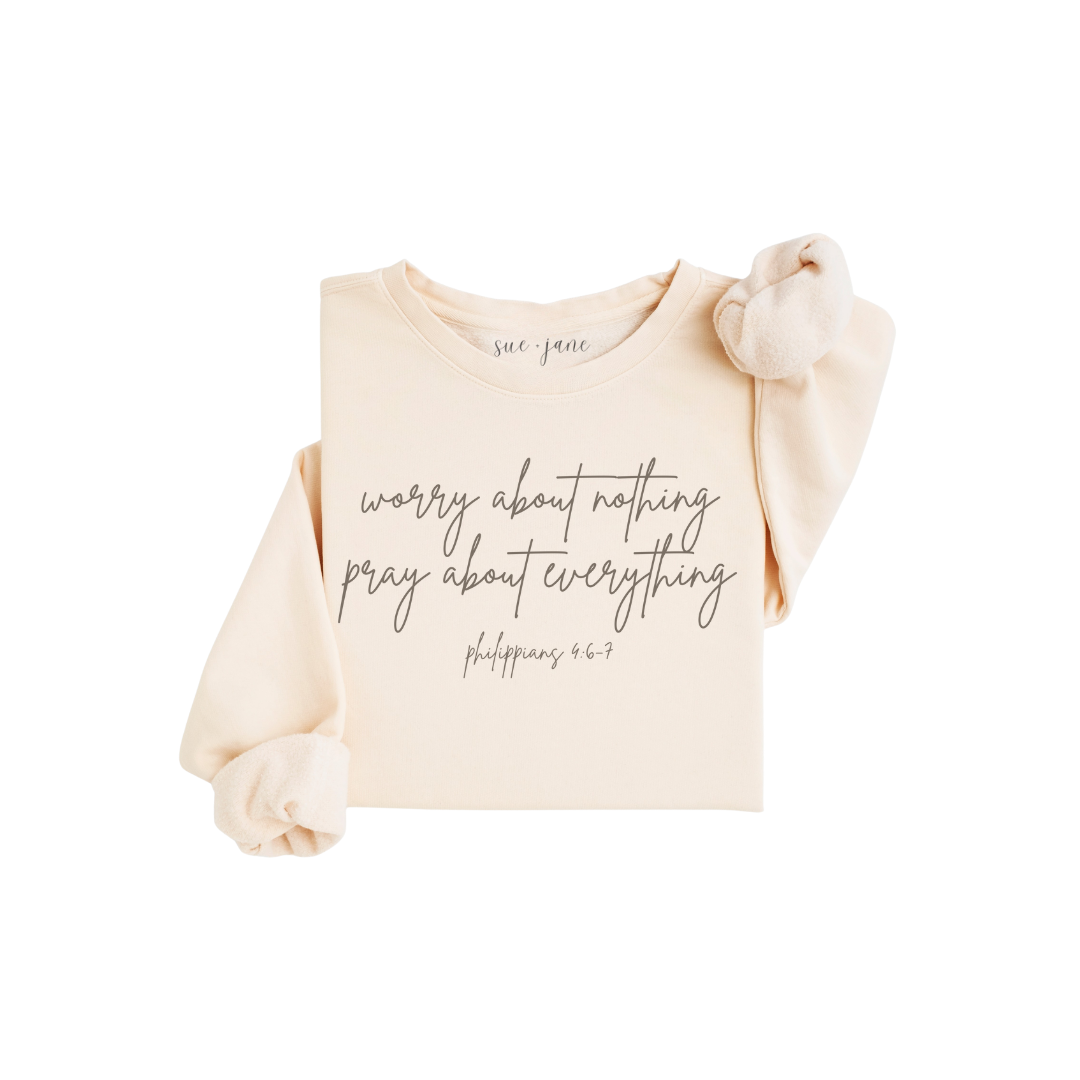 Philippians 4:6-7 Organic Crewneck