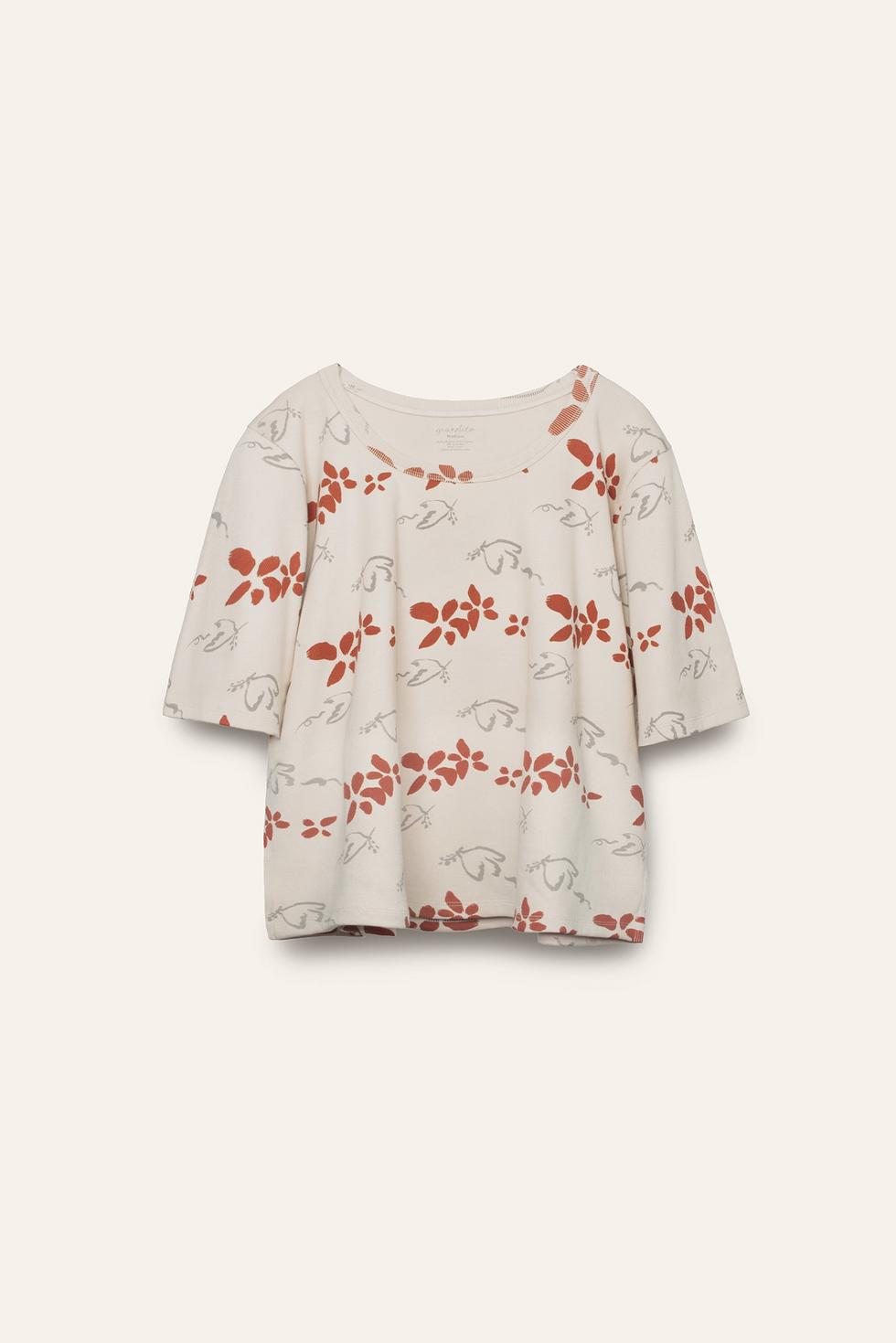 Women's Organic Pima Cotton Lounge Tee - Peace