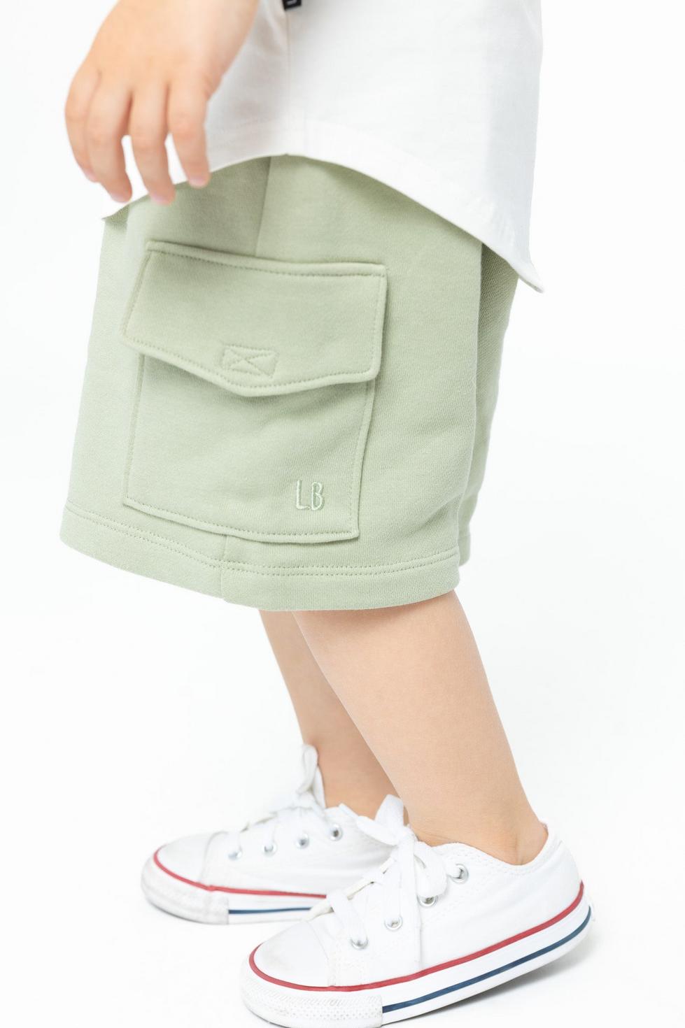 Baby Cargo Sweatshort - Green