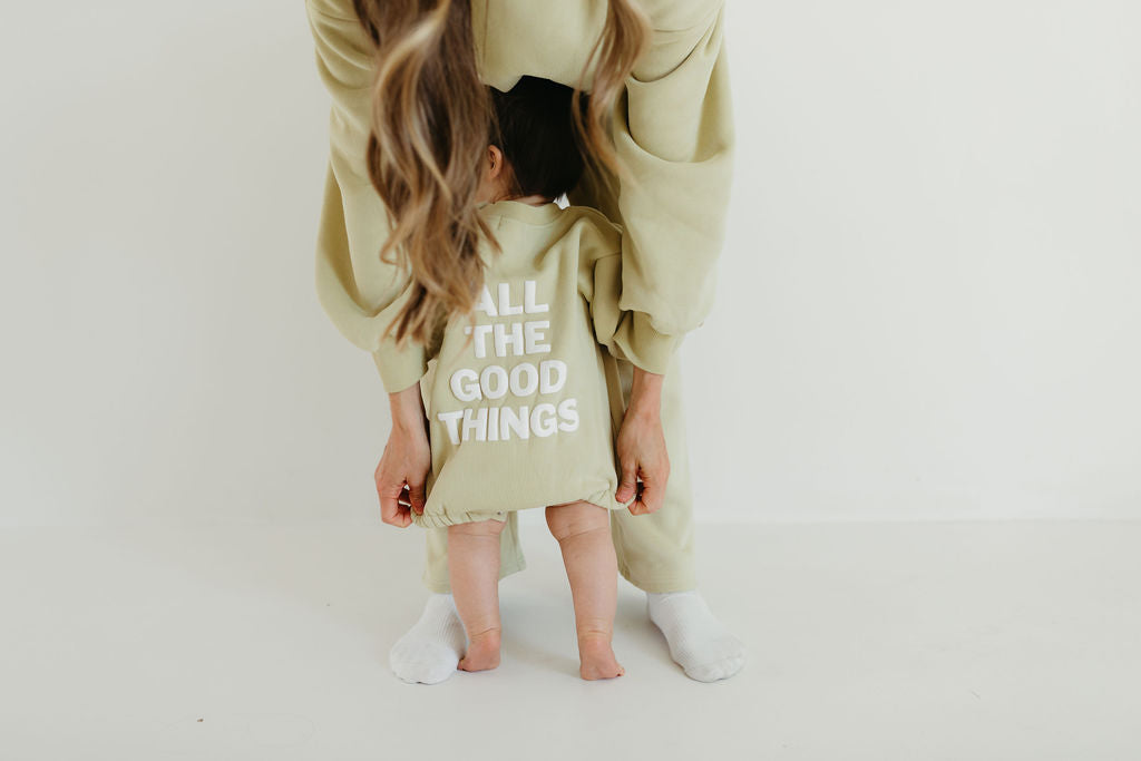 Sweatshirt Romper | All The Good Things