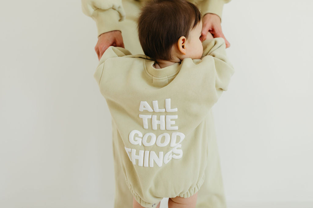 Sweatshirt Romper | All The Good Things