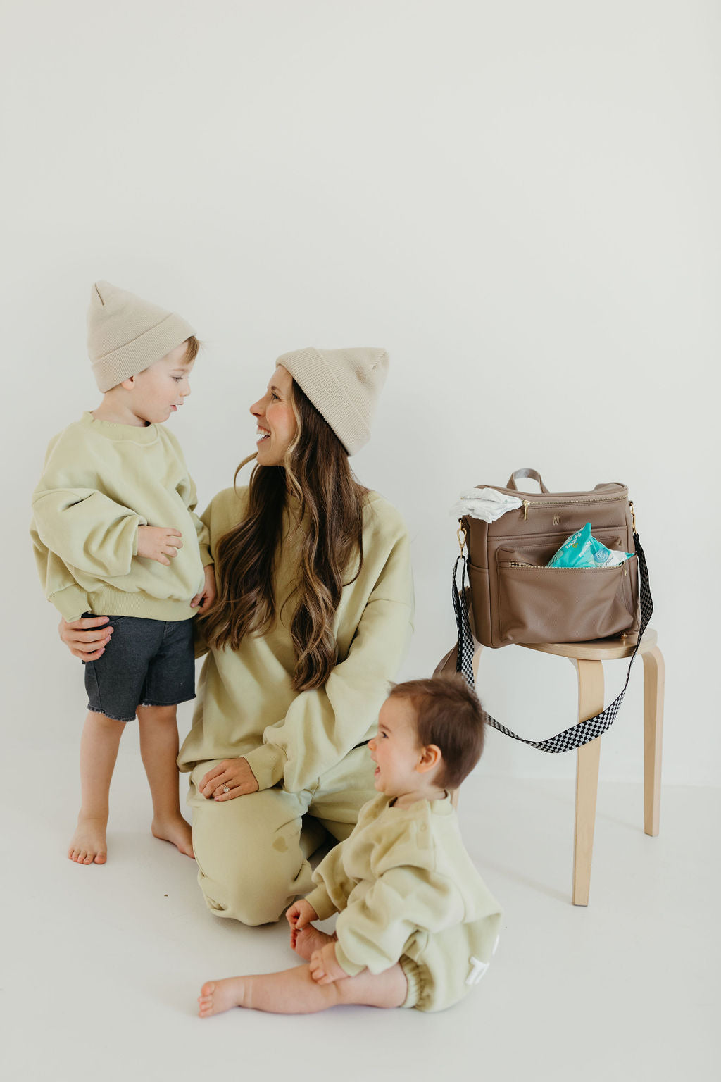 ff Diaper Bag | Taupe