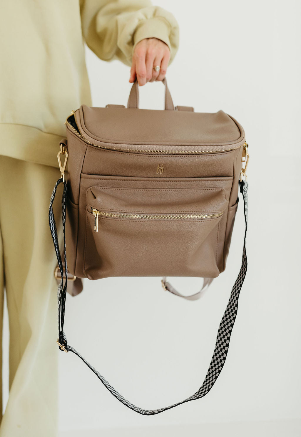 ff Diaper Bag | Taupe