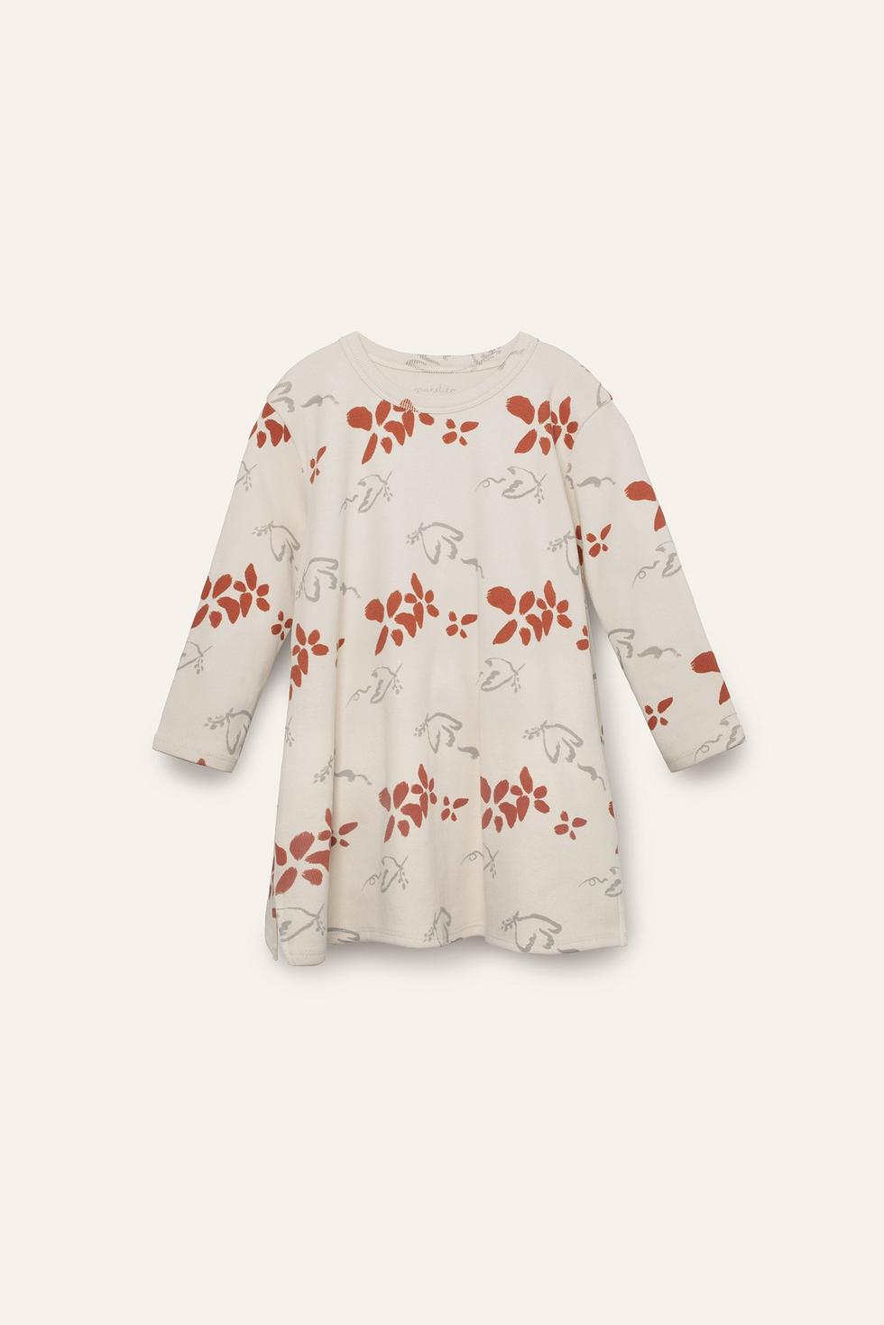 Organic Pima Cotton Kids Dress - Peace