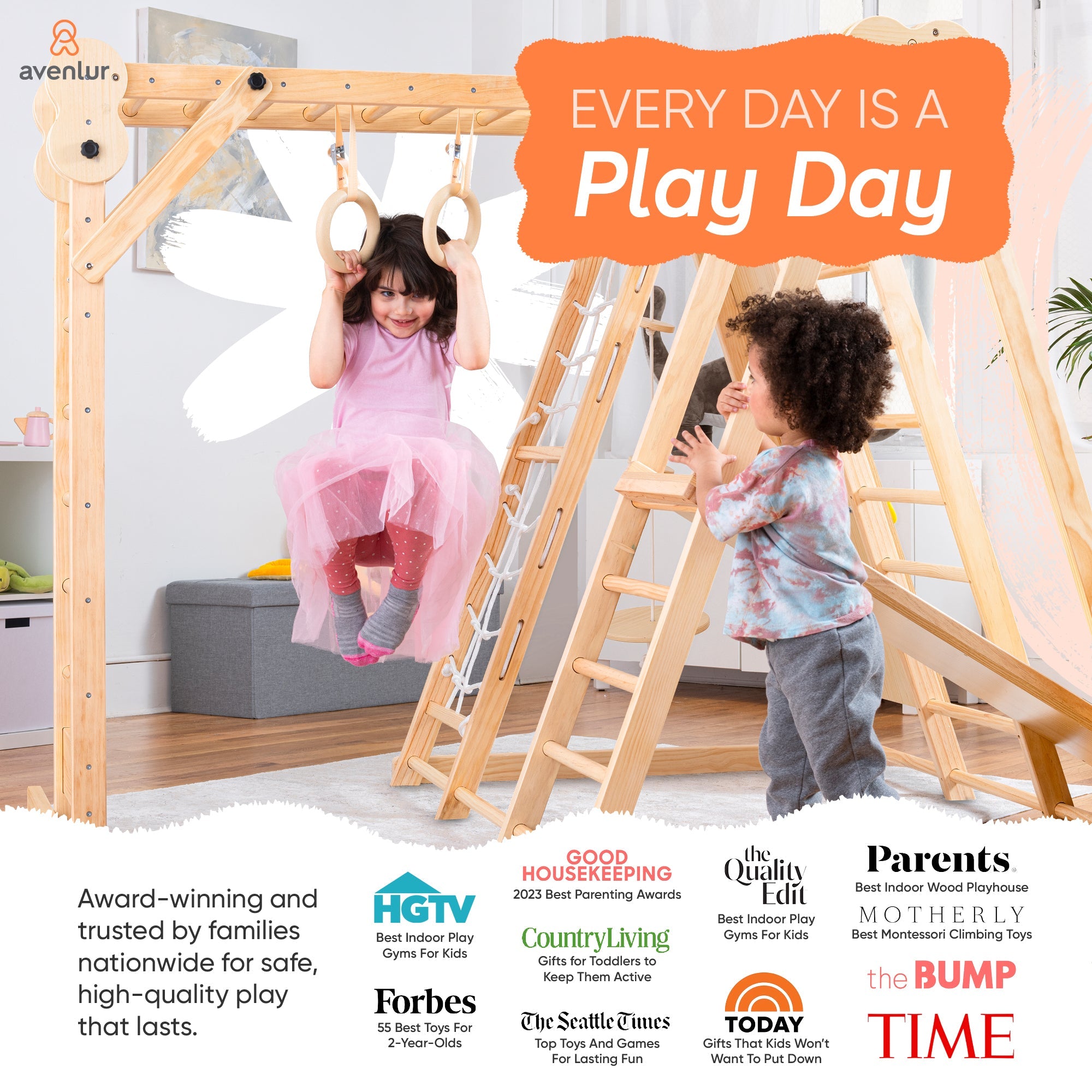 Chestnut | Foldable Jungle Gym