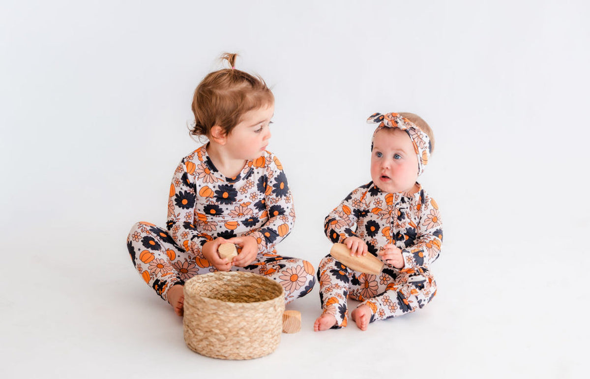 Spooky Floral Bamboo Pajamas