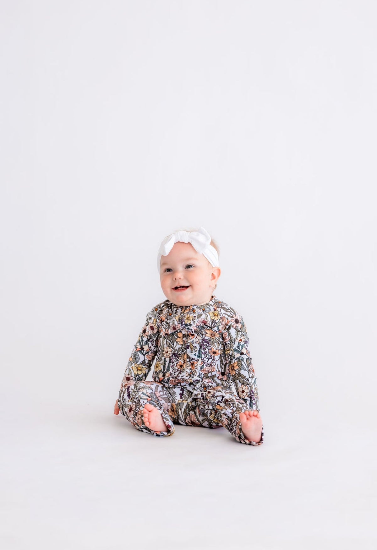 PREORDER Wildflowers Ruffle Bamboo Zippy