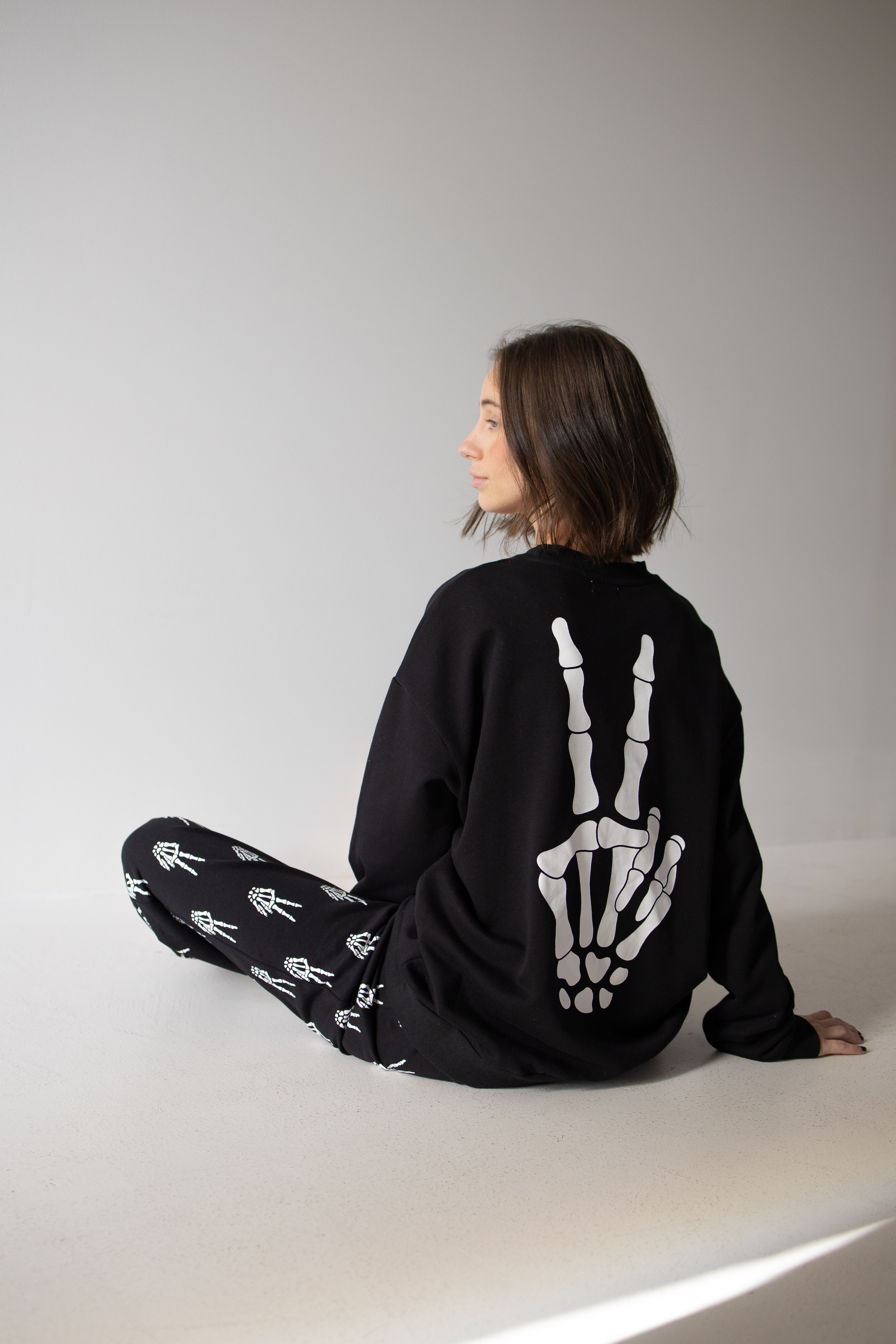 Women's Sweat Set | Midnight Skelly