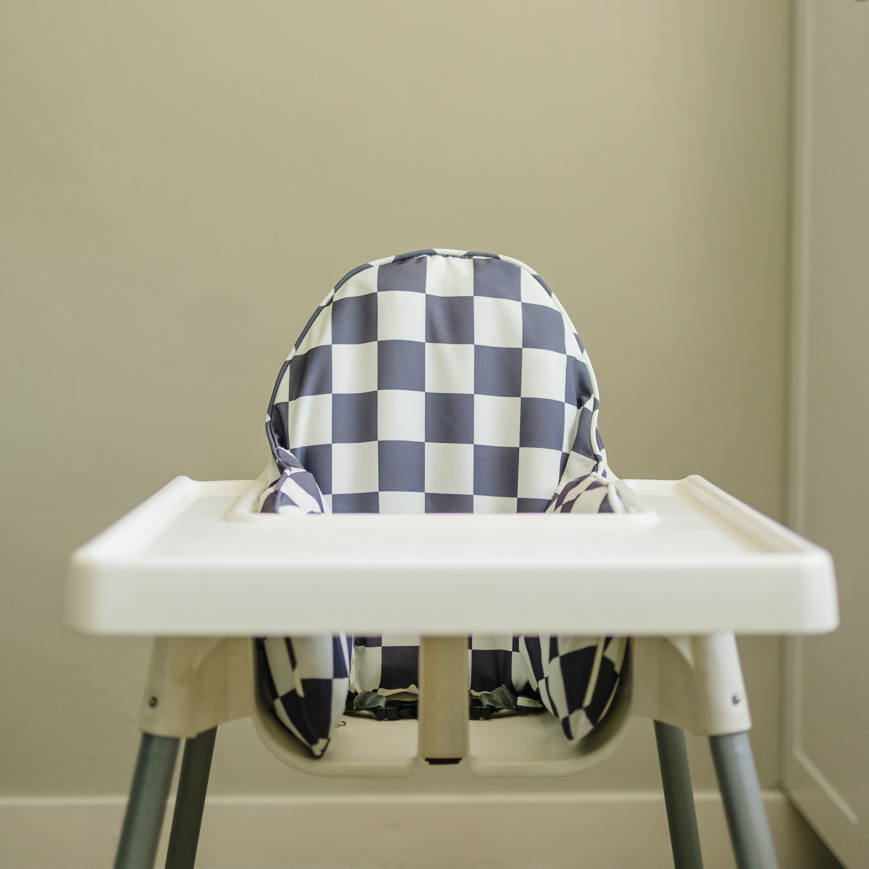 Black Checker IKEA Antilop Cushion Cover