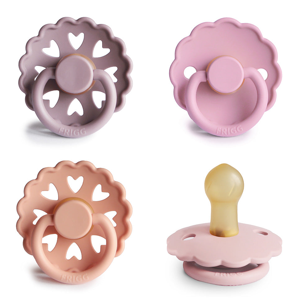 FRIGG Natural Rubber Pacifier 4-Pack