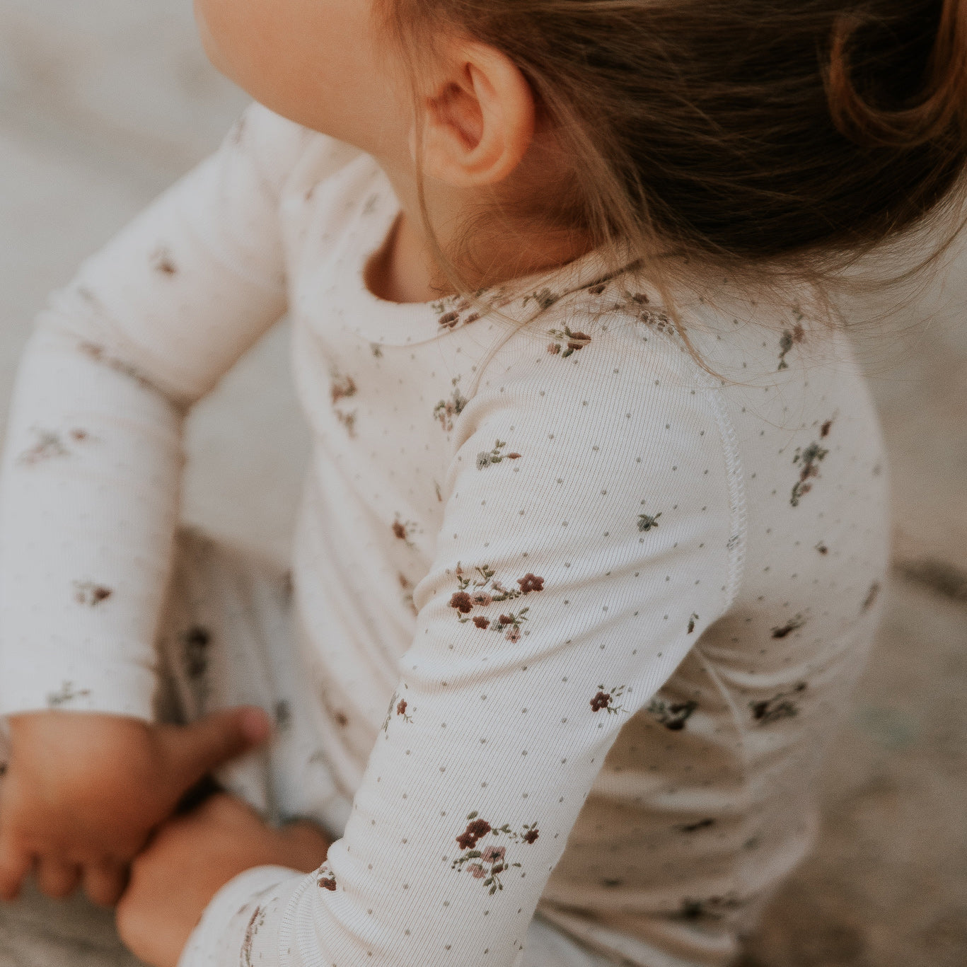 The Printed Long Sleeve Tee - Vintage Floral