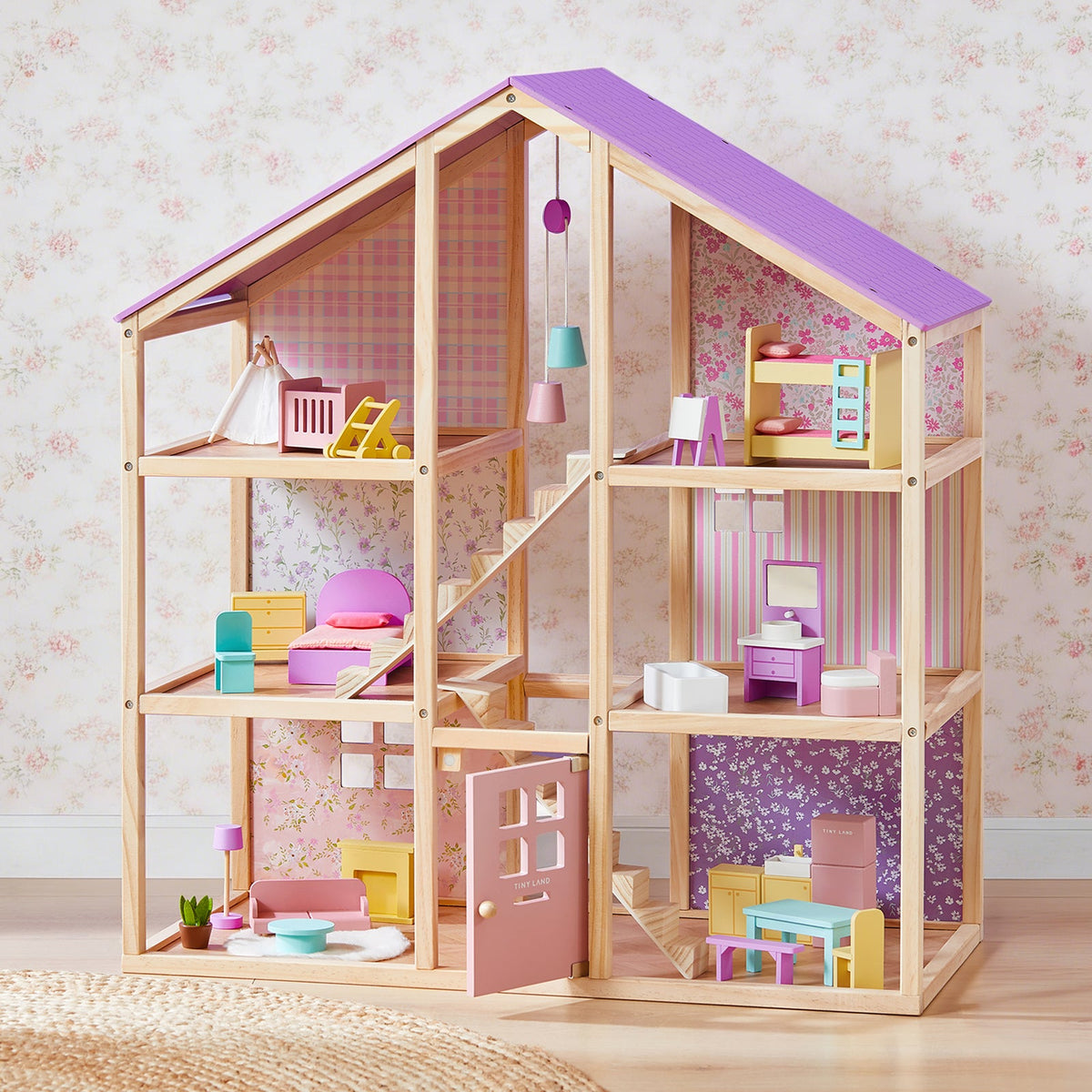 Tiny Land® Sweetwood Dollhouse without Dolls