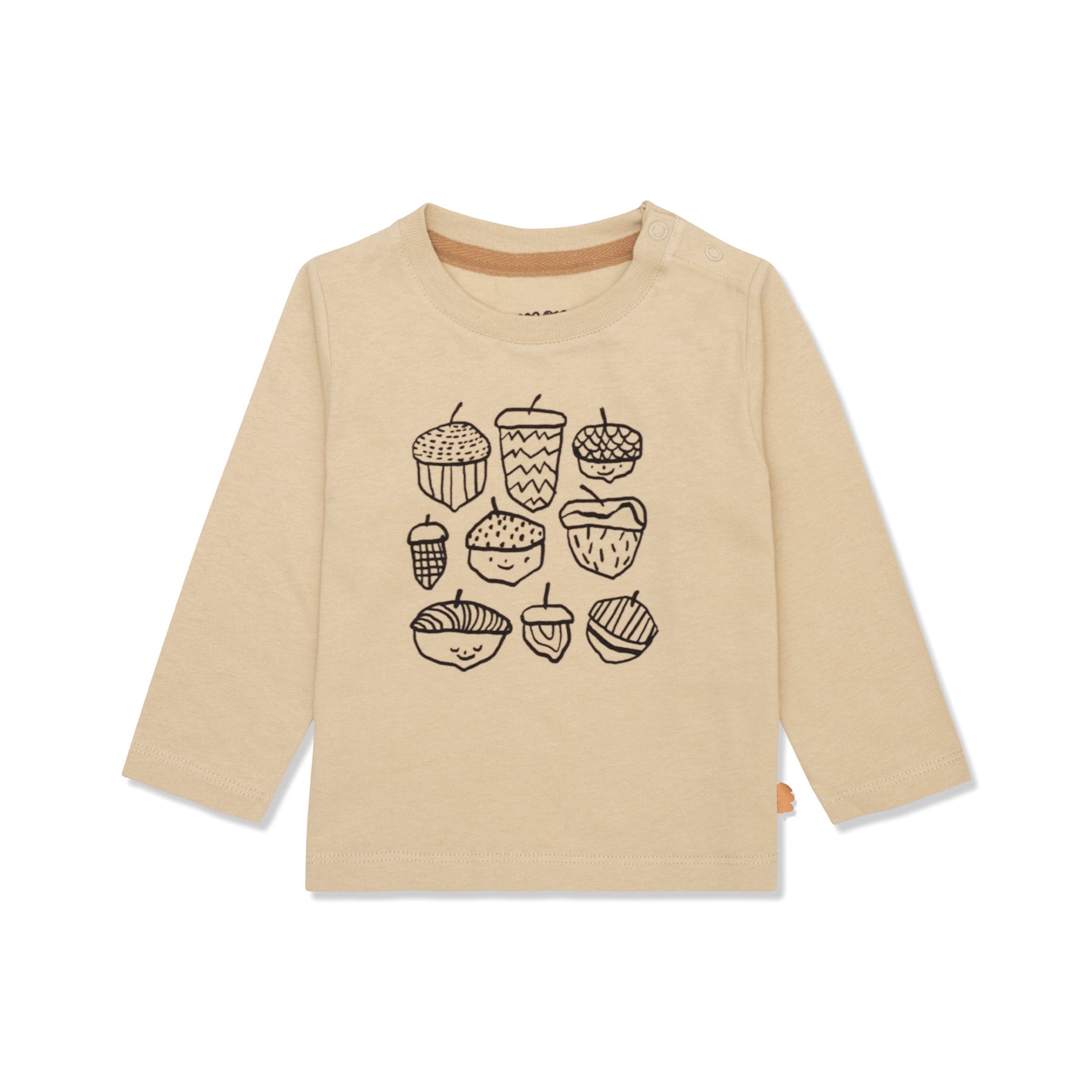 Acorns Baby Tshirt  Shirts/Tops Mon Coeur Beige 3/6M 