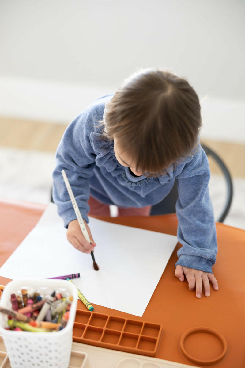 Silicone Activity Painting Mat MKS Miminoo™ Terracotta ACTIVITY PAINTING MAT MKS Miminoo   