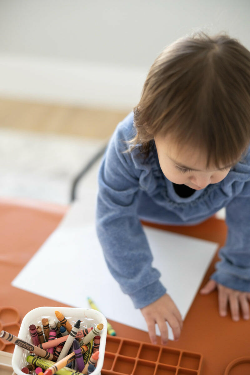 Silicone Activity Painting Mat MKS Miminoo™ Terracotta ACTIVITY PAINTING MAT MKS Miminoo   