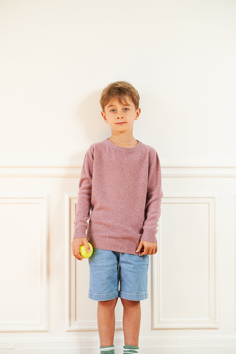Kid Crewneck Sweater - Pink