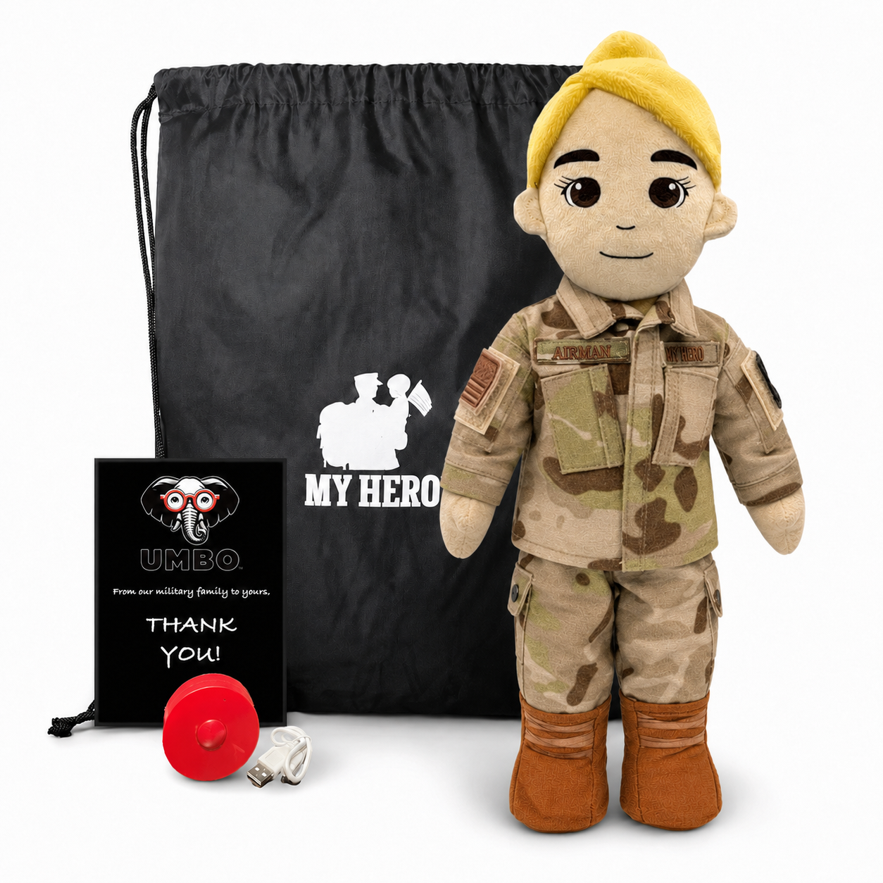 Air Force Daddy Doll | Military Doll | Recordable