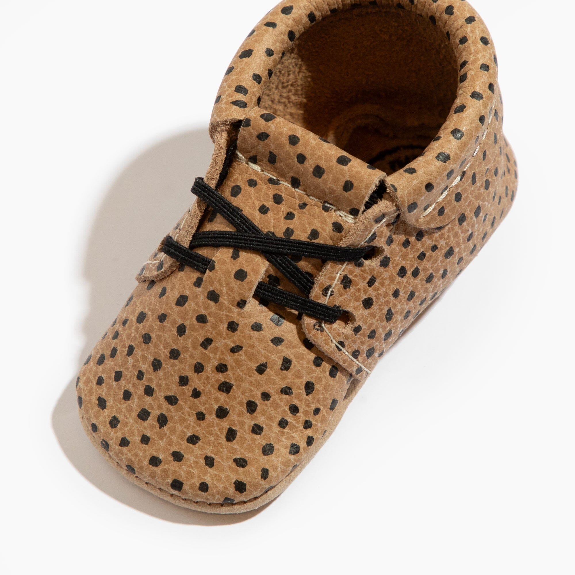 Almond Speckles Oxford Baby Shoe