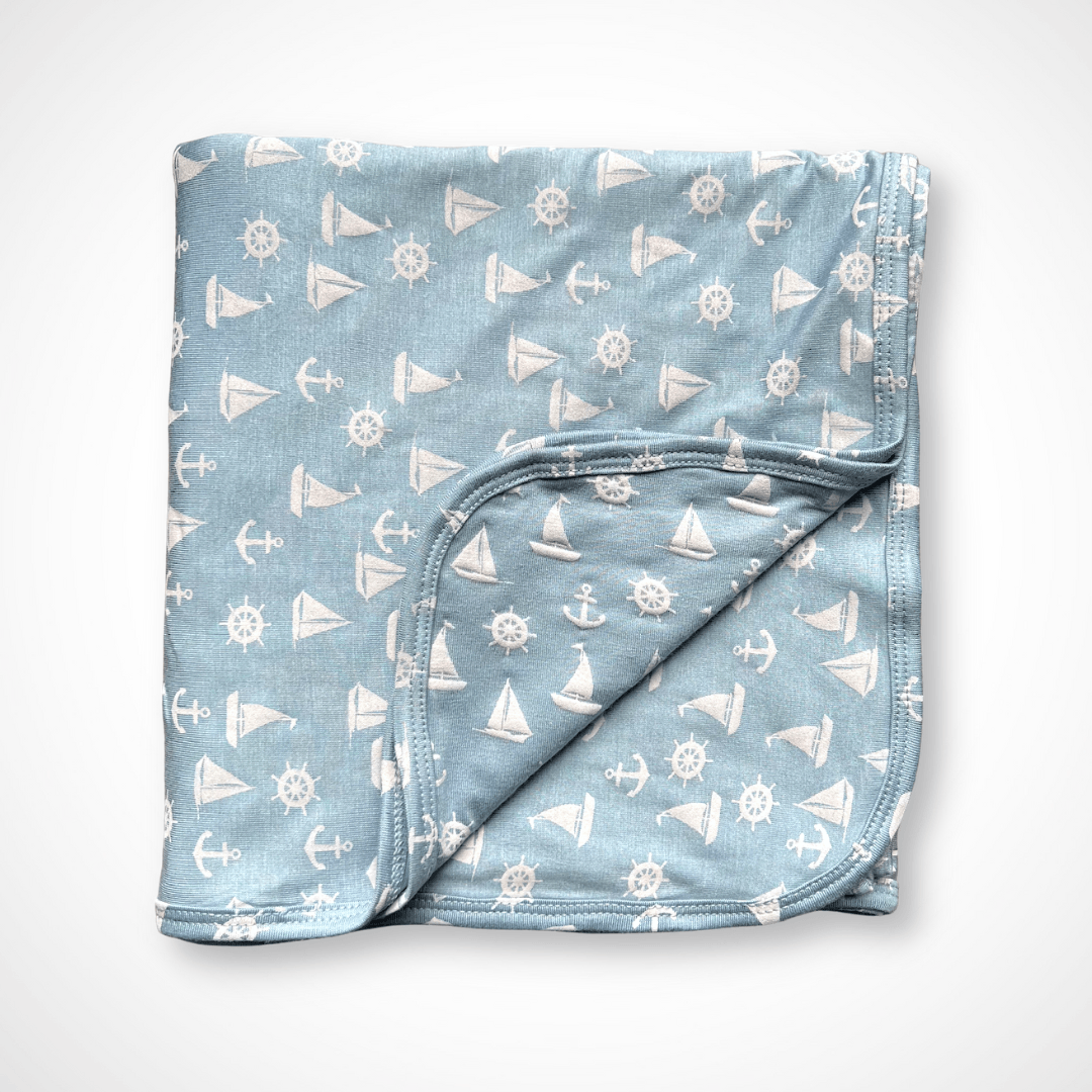 Anchors Away Blanket | Bamboo