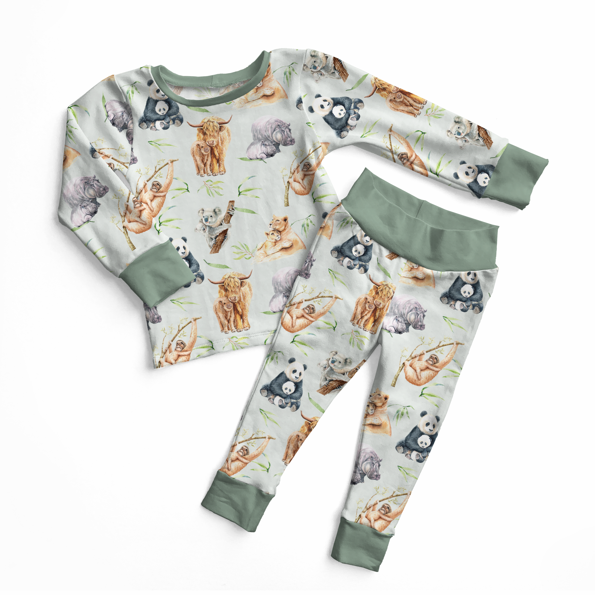 Wild About You Two-Piece Pajama Set Baby & Toddler Sleepwear kindthing   