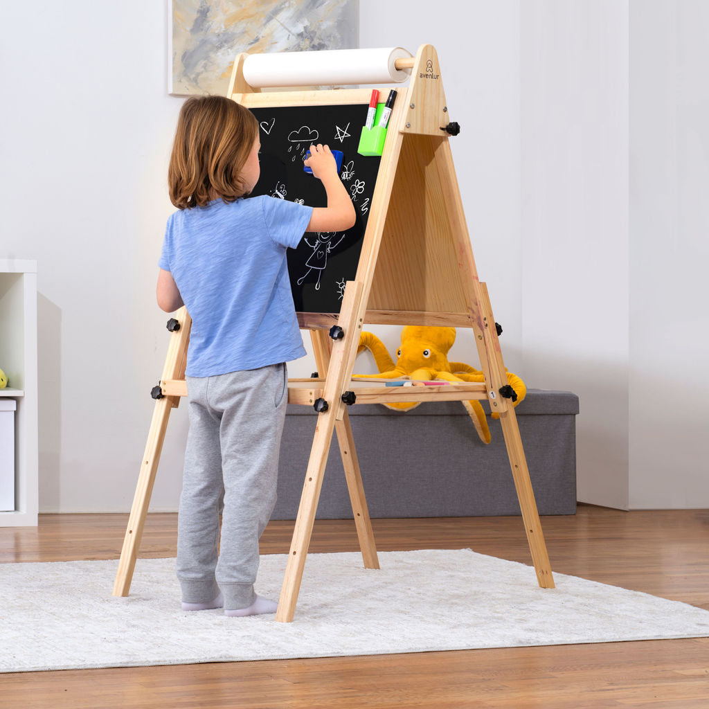 Easel - Foldable With 3 Adjustable Height Indoor Avenlur.com   