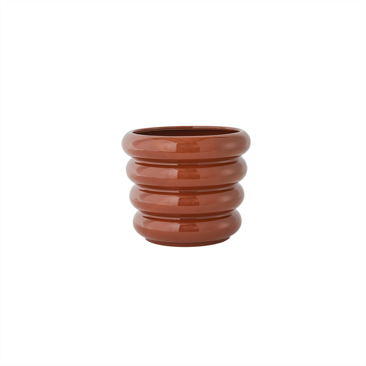 Awa Pot - Large/Shiny Caramel